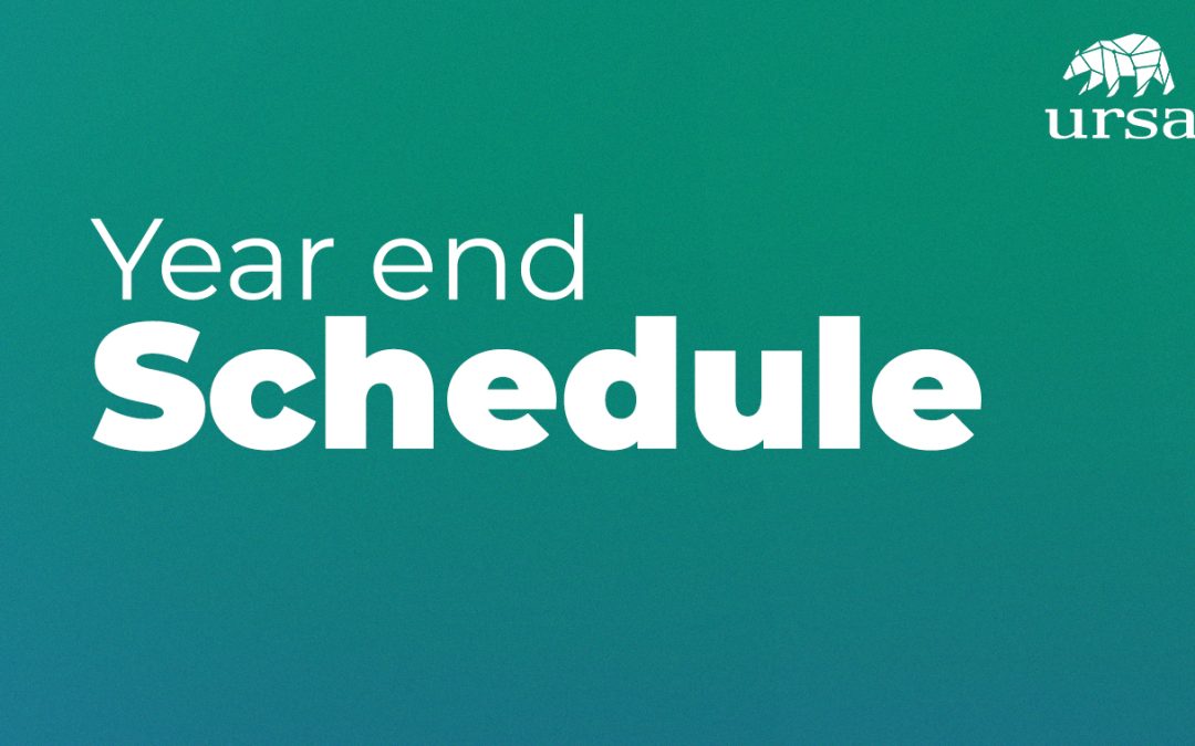 Year End Schedule for Teacher Directed Courses