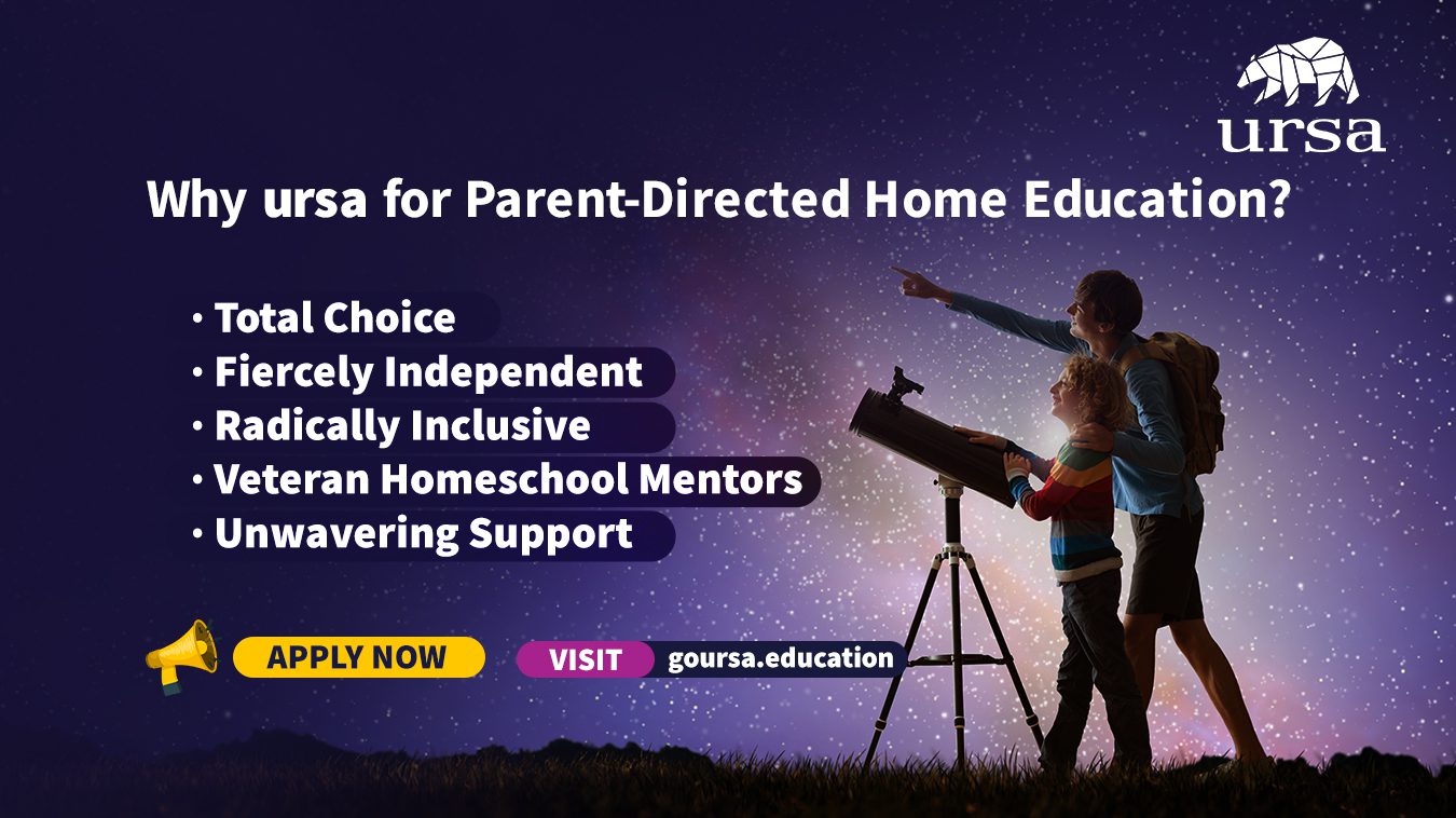 Apply now at ursa in our "Little Bears" Parent Directed Kindergarten
